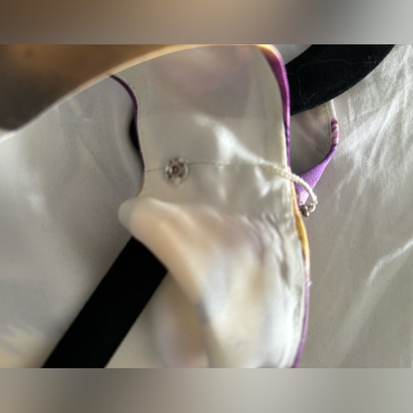 Ann Taylor Cotton/Silk Watercolor Floral Print Dress - Picture 5 of 10